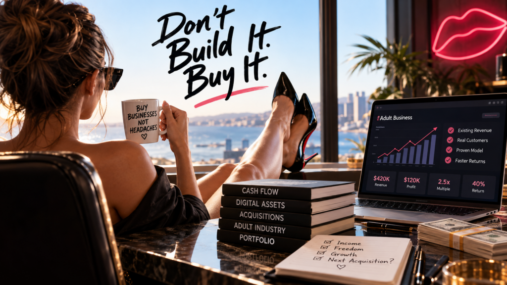 Don't Build It. Buy It. Why Adult Digital Businesses Deserve a Place on Investors' Radar